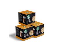 Lot de capsules de café compatibles avec Dolce Gusto® Starbucks Caramel Macchiato, 3 x 6 + 6 pcs.