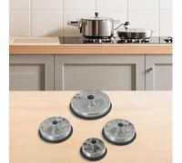 Lot de capuchons couronne de brûleur en fer pour cuisinière à gaz SABAF offrant une performance fiable dans les applications de cuisson