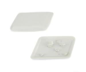 Lot de capuchons de jet de lave-phares pour Ford Mondeo Mk3 2000-2007, caches de buse gauche et droite en plastique apprêté, OE 1S71-13L018-AE/1S71-13L019-AE pour remplacement d'accessoires