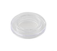 Lot de capuchons pour trou de parasol pour table de patio - Trou de parasol en silicone et plastique pour tables en verre ou acrylique de 5,1 cm - Translucide