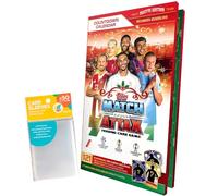 Lot de cartes à collectionner - Match Attax Ligue des champions 2025/26 - Cartes à collectionner - 1 calendrier de l'Avent + housses exclusives collect-it