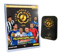 Lot de cartes à collectionner Panini FIFA Club World Cup 2025, Coupe du Monde, Coupe du Monde, choix + carte d'anniversaire exclusive (1 dossier + 1 boîte en min)