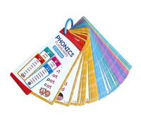 Lot de cartes d'apprentissage Phonics multi-sensorielles pour enfants - Kit d'apprentissage pratique pour les règles d'orthographe - Aide à l'apprentissage pour les débutants - Cartes d'apprentissage