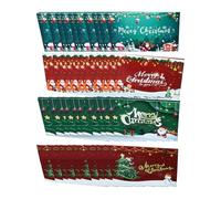 Lot de cartes de vœux de Noël pour le plaisir de répandre le bonheur cette saison, autocollant sceau