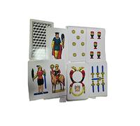 Lot de cartes napolitaines super ultra géantes 23 x 14 cm Naples balai à balai scientifique