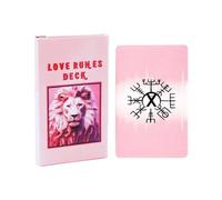 Lot de cartes oracles et runes pour prédiction de l'avenir et la | Kit de divination pour l'avenir et le partenariat - Cartes oracles - Deck artistique avec symboles pour une insertion