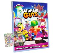 Lot de cartes Panini Stumble Guys série 2 - Cartes à collectionner - 1 classeur + carte d'anniversaire exclusive