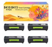 Lot de Cartouches de Toner Haute capacité compatibles avec B410 B415 006R04729 Fonctionne avec Les imprimantes pour Xerox VersaLink B410 B415 B415DN Couleurs Vives et Impression Nette 4 Black