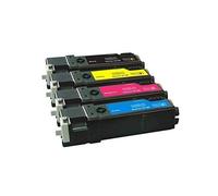Lot de cartouches de toner XL compatibles avec Xerox Phaser 6140 / DN / N - Noir/cyan/magenta/jaune