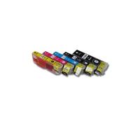 Lot de cartouches d'encre vhbw pour Epson Expression Premium XP-510, XP-600, XP-610, XP-700, XP-800 comme T2621 T2631, T2632, T2633, T2634, 26XL