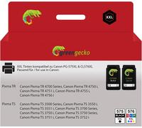 Lot De Cartouches D'Encre Xxl Équivalentes À Canon Pg-575Xl&Cl-576Xl Pour Canon Pixma Tr 4750 I,Tr 4751 I,Tr 4755 I,Tr 4756 I,Ts 3500 Series,Ts 3550 I,Ts 3551 I,Ts 3750 I,Ts 3751 I,Ts 3751