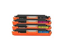 Lot de Cartouches Toner, Compatible avec HP, 126A 130A CE310A CE311A | CE312A CE313A CF350A CF351A CF352A CF353A M176n M177fw M175nw CP1025, puce intelligente(4 Pack Set)