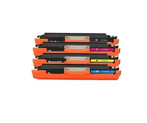 Lot de Cartouches Toner, Compatible avec HP, 126A 130A CE310A CE311A | CE312A CE313A CF350A CF351A CF352A CF353A M176n M177fw M175nw CP1025, puce intelligente(3 Colors C Y M)