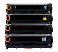 Lot de Cartouches Toner, Compatible avec HP, 201A CF400A CF401A | CF402A, CF403A, BK C M Y, BK-1500, CMY-1400 pages(M)