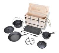 Lot de casseroles batterie de cuisine 9 pcs