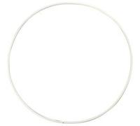 Lot de cercle en métal - Blanc - 20 cm - 5 pcs