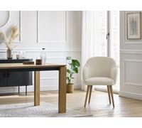 Lot de chaises SOPHIE tissu velours côtelé et pieds scandinaves bois multicolore BOBOCHIC Multicolore