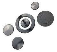 Lot de chapeaux de bruleurs Plaque de cuisson (8033266104726 SCHOLTES SAUTER CREDA CANNON 2I MARCHI GERMANIA INDESIT PROLINE ARISTON HOTPOINT)