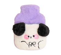 Lot de chauffe-pieds - Bouillotte avec housse en peluche | Bouteille d'eau menstruelle chauffante en forme d'animal de dessin animé, pour femmes, hommes, étudiants, période menstruelle