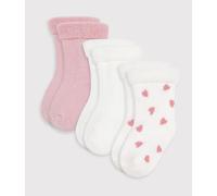 Lot de chaussettes bébé en coton éponge léger uni Petit Bateau - multicouleur - Taille 6/12 mois (pointure 19/22) P19/22 multicouleur