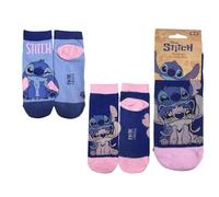 Lot de chaussettes de cheville Stitch pour un usage quotidien et le sport - Lot de chaussettes douces et respirantes pour chaussures et chaussures décontractées, multicolore, 31-34