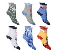 Lot de Chaussettes en Coton Garçon Avengers (23-26, Avengers 0623)