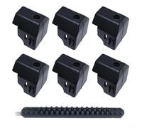 Lot de chaussettes en silicone résistant à la chaleur pour Kobra X avec brosse à buse, 6 manchons et nettoyant autocollant pour l'entretien des imprimantes 3D et la sécurité des extrémités chaudes