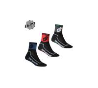 Lot de chaussettes Sensor Race Lite Hand 3Pack noir/rouge/bleu foncé 3-5 Royaume-Uni