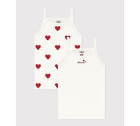 Lot de chemises à bretelles enfant en coton Petit Bateau - multicouleur - Taille 3 ans 3A multicouleur