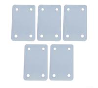 Lot de cinq cadres photo en acrylique qui s'adaptent à différentes tailles et orientations de photos, fabriqués à partir de matériau transparent pour une utilisation durable (10,2 x 15,2 cm)