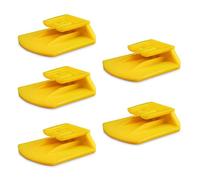 Lot de Cinq Clips Support Générique Compatible avec Telepass Slim et Compatible avec MooneyGo. Disponible en 6 Couleurs (Jaune)