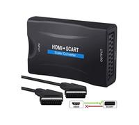 Lot de cinq pièces Convertisseur HDMI vers Péritel avec 1,5 m Câble Péritel Adaptateur Entrée HDMI Entrée HDMI, Sortie Péritel Vidéo Composite et