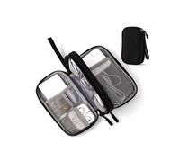 Lot de cinq pièces Sac Electroniques Câble de Rangement Accessoires Organisateur Pochette pour Câbles Clé USB Disque dur Cartes Mémoires Chargeur