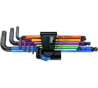 Lot de clés mâles 6 pans intérieurs Wera 05022210001 9 pièces