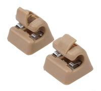 Lot de clips de pare-soleil pour Mercedes W201, W123, W124, W126 et W140 Guide d'installation facile (beige)