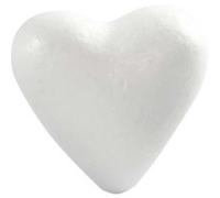 Lot de coeurs en polystyrène à décorer - 11 cm - 25 pcs G