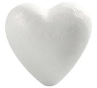 Lot de Coeurs en polystyrène à décorer 8 cm - 50 pcs G