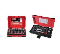 KS Tools – Lot de coffrets de douilles traversantes 922.0648 – 1/4, 3/8, 1/2