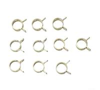 Lot de colliers de serrage 5-16 mm en acier inoxydable pour réparation de conduites de carburant, tuyaux de refroidissement, tuyaux de frein, tuyaux d'essence, conduits d'air (16 mm)