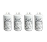 Lot de Condensateurs 5,5 uF pour réparation de volet roulant SOMFY, SIMU. Condensateur cylindriques à 2 cosses Faston 2,8 spécial remplacement pour moteur 20Nm de volet. (4)