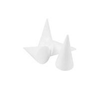 Lot de cônes en polystyrène à décorer - 14,5 cm - 25 pcs