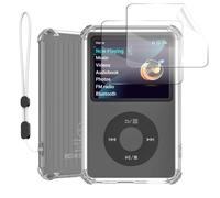 Lot de coques de protection en TPU pour lecteur MP3 Innioasis Y1, coque flexible en TPU avec découpes précises, dragonne, film de protection d'écran et chiffons de nettoyage, protection complète