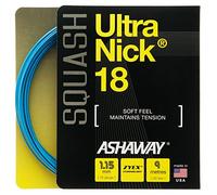 Lot de cordage Ashaway Ultranick 18 pour raquette de squash, bleu