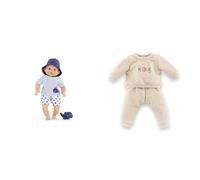 Lot de Corolle - Mon Premier Poupon, Bébé Bain Marin, 30cm, dès 18 Mois, avec Jouet de Bain Baleine, 9000100670 + Corolle - Jogging Beige, vêtement, pour Poupon 30cm, 9000111200