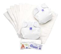Lot de couches lavables MIOSOFT Blanc Taille 1 - Bambino Mio