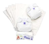 Lot de couches lavables MIOSOFT Blanc Taille 2 - Bambino Mio