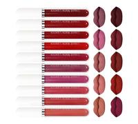 Lot de couleurs à lèvres mates et imperméables - S'enlève rapidement pour les amateurs de maquillage partout - Différentes nuances - Facile à enlever