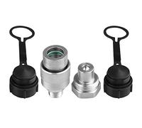 Lot de coupleurs rapides hydrauliques de 9,5 mm pour remplacer Enerpac C-604, connecter et déconnecter sous une pression de 10 000 psi, avec 2 bouchons anti-poussière