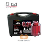 Lot de couronnes de perçage Diewe Diamant M14 04011, 8 pièces granit grès cér...