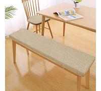 Lot de coussins confortables pour banc d'extérieur 100 x 45 x 5 cm, coussins confortables et dossier pour meubles de jardin, terrasse (180 x 35 x 5 cm, beige)